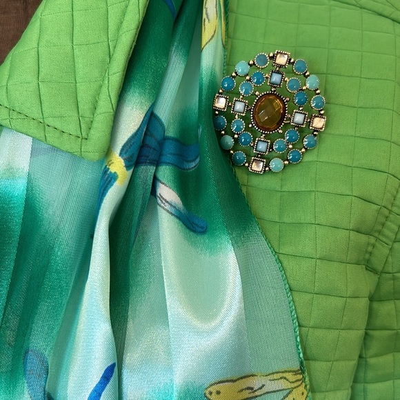 harve bernard sz 14p St Patrick’s day jacket, scarf, brooch and cuff all bundled - Picture 4 of 17
